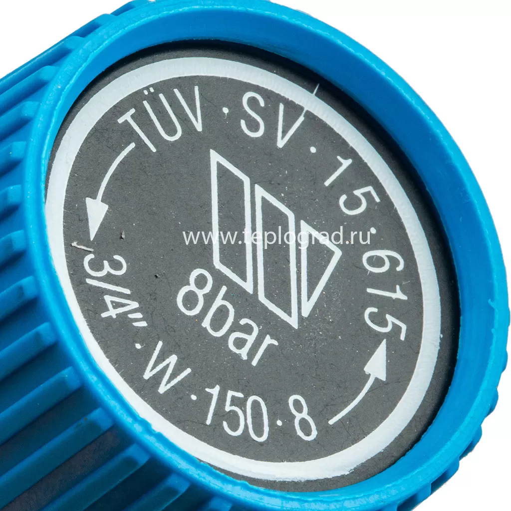 Предохранительный клапан Watts SVW 8-3/4, 8 бар для системы водоснабжения