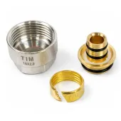 Резьбозажимное соединение TIM 16х2.0 - G 3/4" для металлопластиковых труб