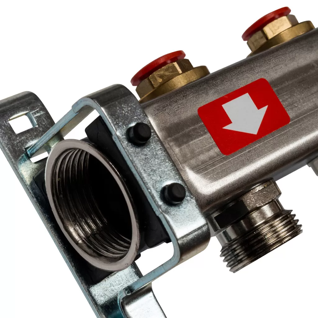 Коллектор Stout на 7 выходов из нержавеющей стали без расходомеров - SMS 0922 000007