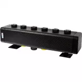 Стальной распределительный коллектор Stout на 3 отопительных контура в теплоизоляции DN 32