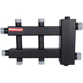 Балансировочный коллектор Rommer на 1+1+1 контура до 60 кВт