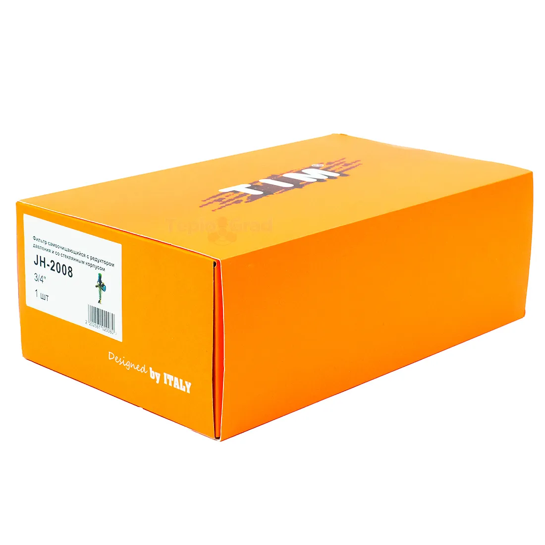 Самопромывной фильтр TIM 3/4 с редуктором, манометром и пластиковой колбой