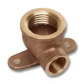 Настенная водорозетка 22x1/2 Sanha 4472g, бронза 144722212