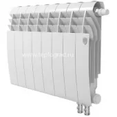 Биметаллический радиатор Royal Thermo BiLiner 350 Bianco Traffico VDR 8 секций с нижним подключением