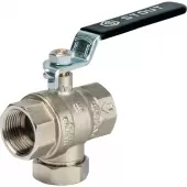 Шаровой кран Stout с фильтром ВР-ВР 3/4, ручка рычаг