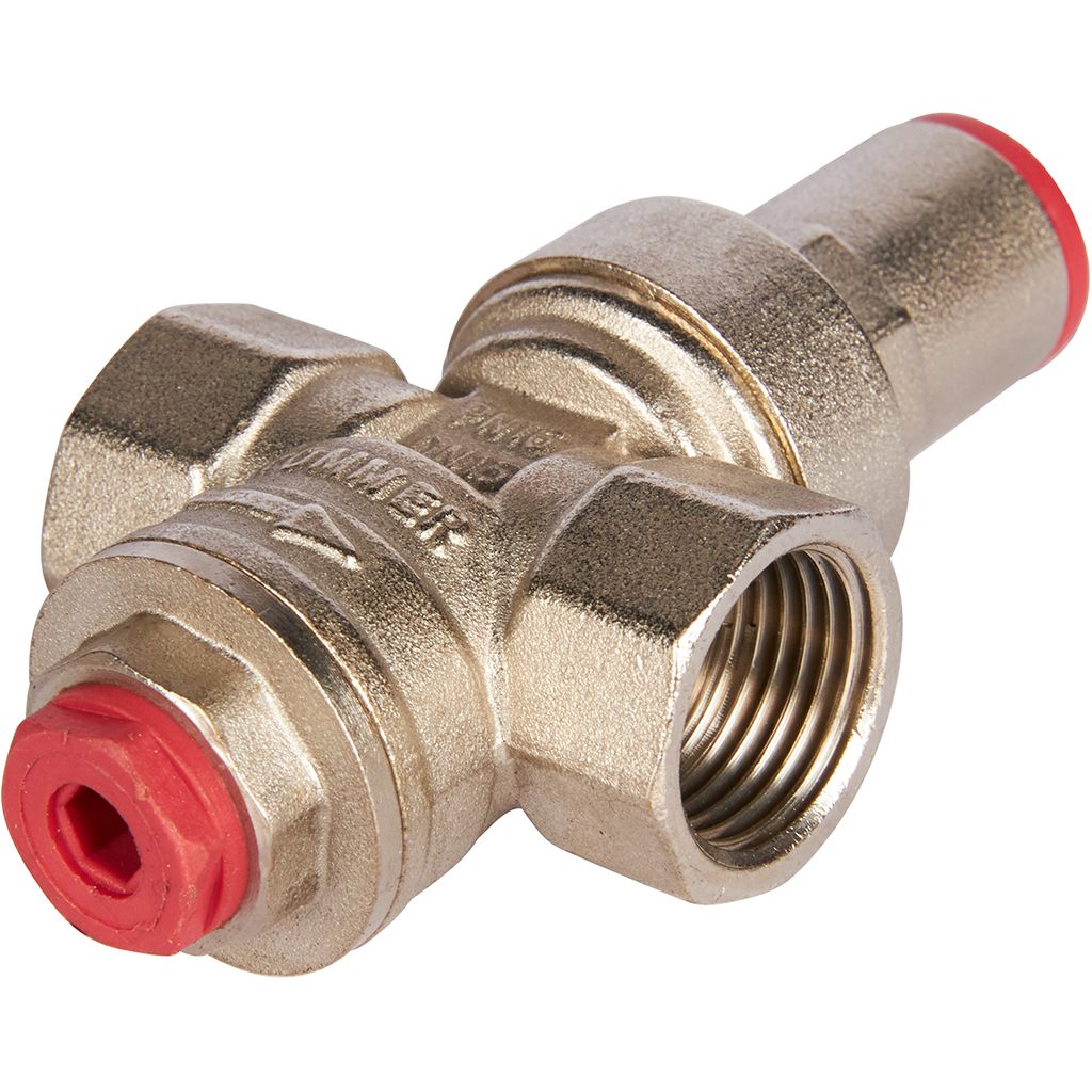 Редуктор давления Rommer 1/2 с выходом под манометр Редуктор давления Rommer 1/2 с выходом под манометр