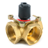 Трехходовой поворотный смесительный клапан TIM 1 1/2