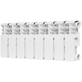 Биметаллический радиатор Rommer Plus Bm 200 8 секций