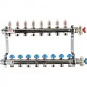Коллектор РЕХАУ HKV-D на 8 контуров с расходомерами Коллектор РЕХАУ HKV-D на 8 контуров с расходомерами