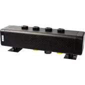 Стальной распределительный коллектор Stout на 2 отопительных контура в теплоизоляции DN 32