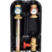 Насосная группа Stout с прямым контуром 1 1/4 без насоса в теплоизоляции