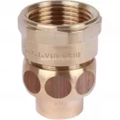 Сгон 22x1 ВП-ВР Sanha 4340g самоуплотняющийся, бронза 14340221