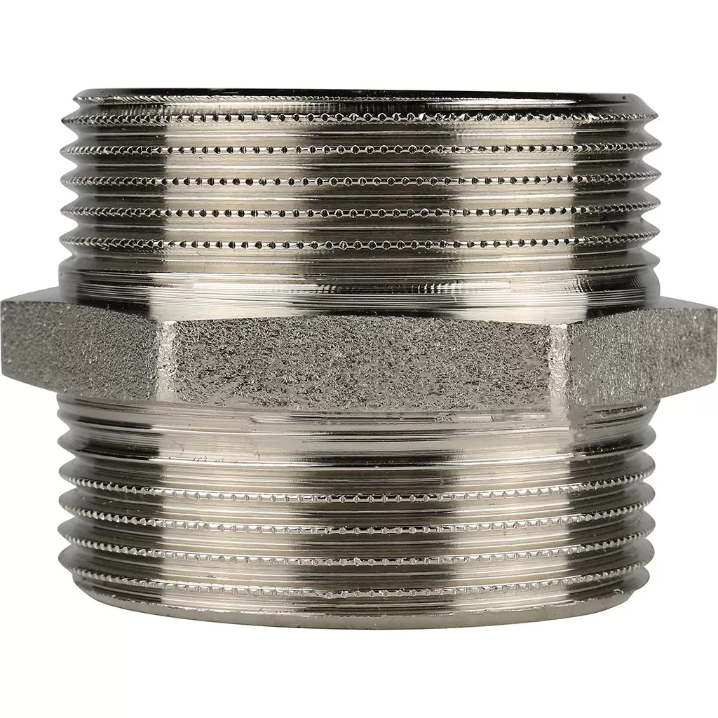 Ниппель 1 1/2 НН никелированный Stout