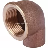 Угловой переход 22x1 ВП-ВР Sanha 4090g, бронза 14090221