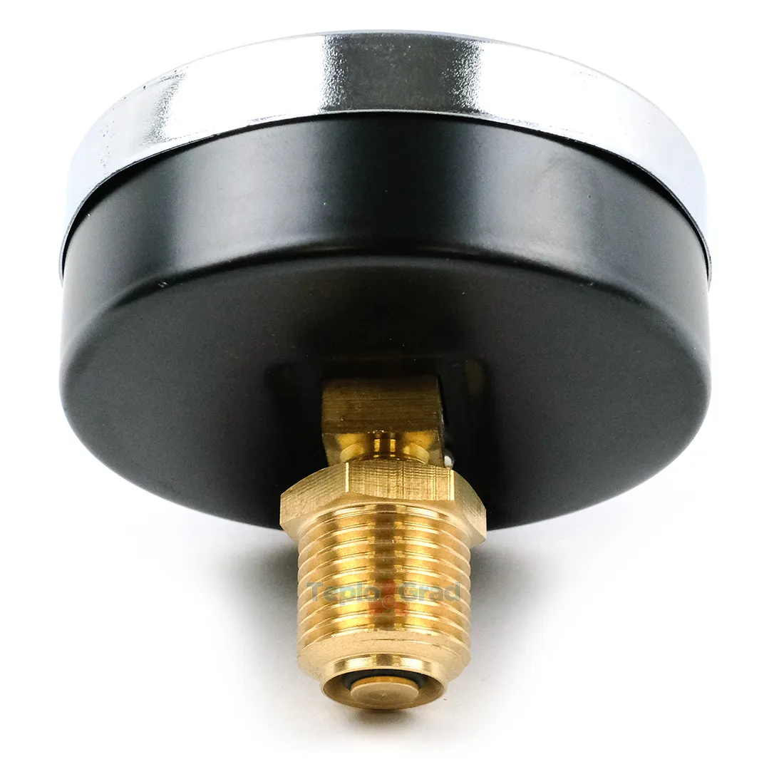 Термоманометр аксиальный TIM, корпус 80 мм, диапазон 0-6 бар, подключение 1/2 Y-80T-6