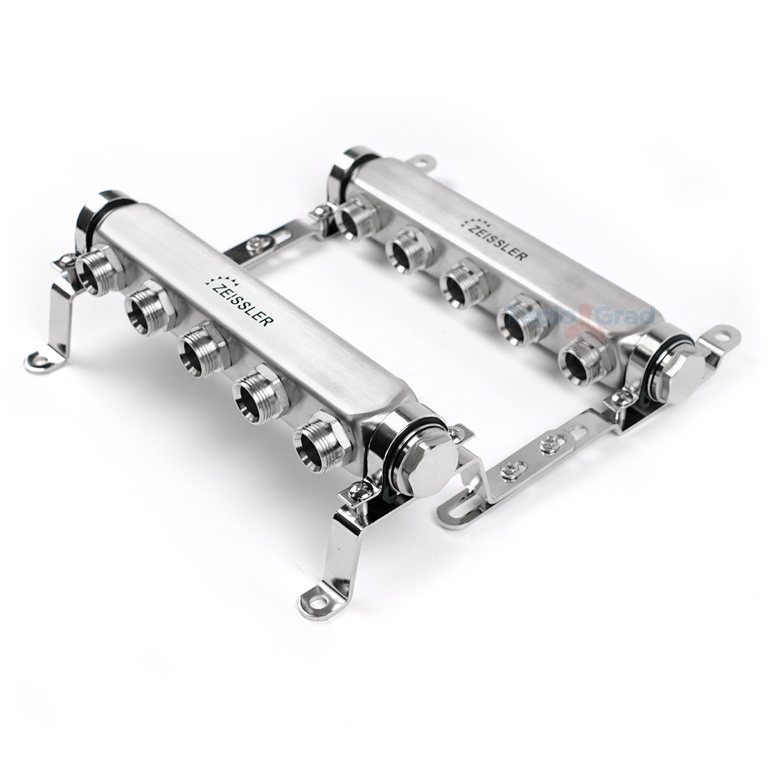 Коллектор Zeissler на 5 выходов без запорных клапанов