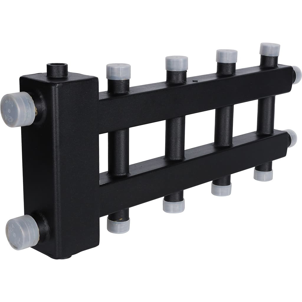 Балансировочный коллектор Rommer на 2+2+1 контура до 60 кВт