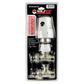 Комплект терморегулирующий прямой Valfex 1/2x3/4 евроконус Комплект терморегулирующий прямой Valfex 1/2x3/4 евроконус