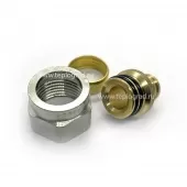 Фитинг компрессионный TIM 16x2,0x1/2 для труб из сшитого полиэтилена ...
