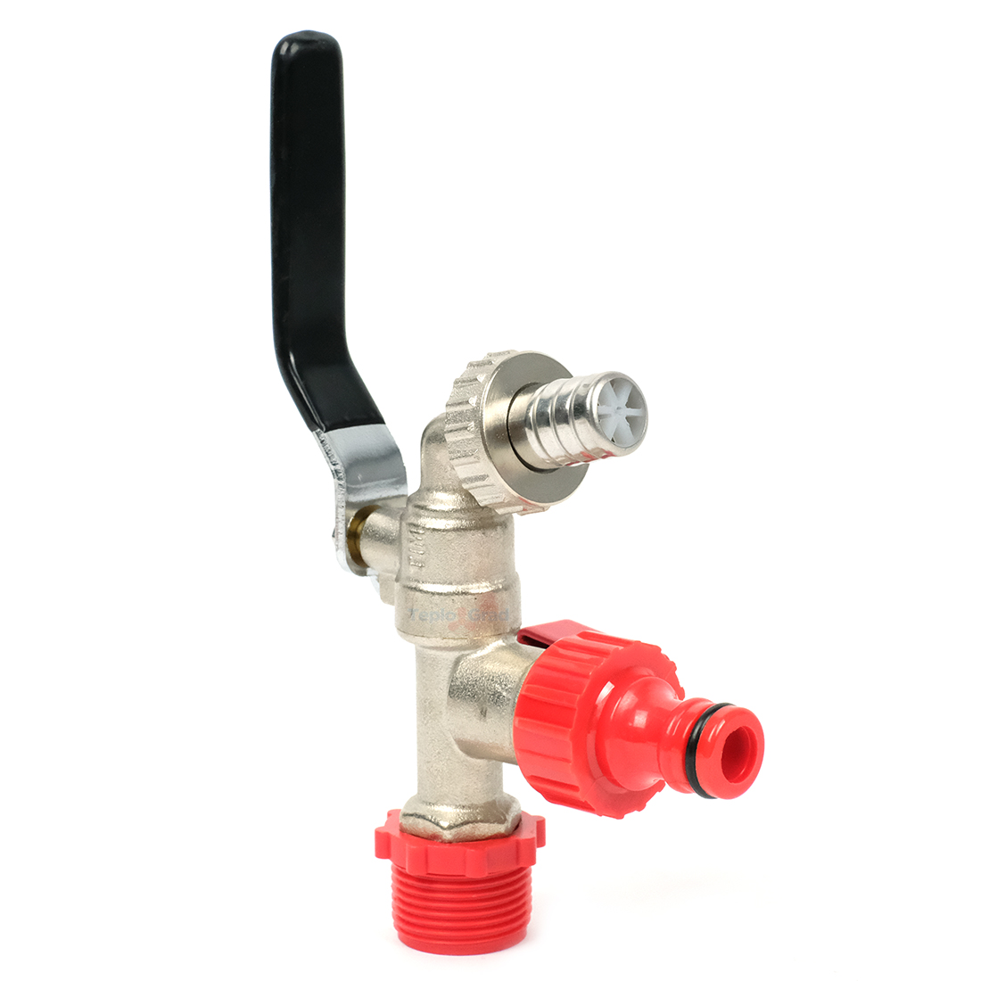 Кран шаровый водоразборный TIM 1/2 с выходом под быстросъем