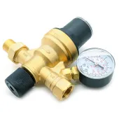 Клапан автоматической подпитки TIM с манометром 1/2