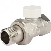 Клапан запорно-балансировочный прямой Stout 1/2 Клапан запорно-балансировочный прямой Stout 1/2