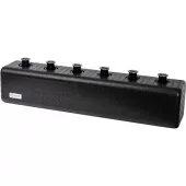 Стальной распределительный коллектор Stout на 3 контура с гидравлическим разделителем DN 25