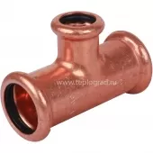 Тройник 35x22x35 ВПр 6130 Sanha, для медных труб прессовой