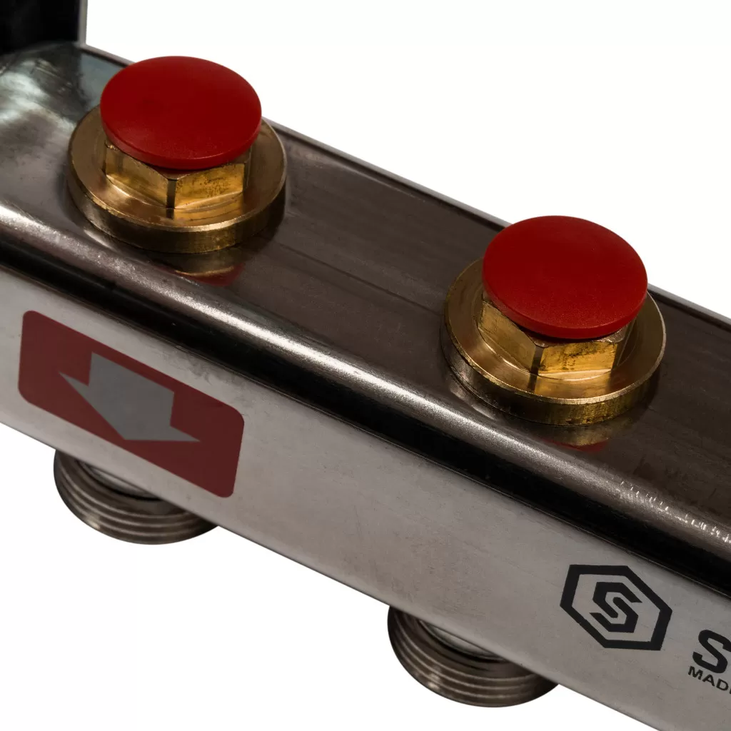 Коллектор Stout на 3 выхода из нержавеющей стали без расходомеров - SMS 0922 000003