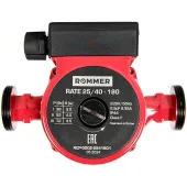 Циркуляционный насос Rommer RATE 25/40-180 Циркуляционный насос Rommer RATE 25/40-180