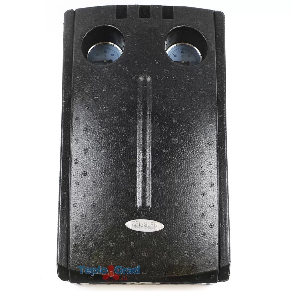 Насосная группа Zeissler с трёхходовым смесительным клапаном (подача слева) без насоса