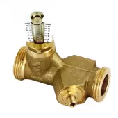 Балансировочный клапан Watts WattFlow SRV-AG 1 с расходомером и расходом 2-16 л/мин