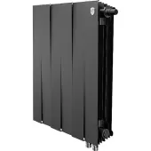 Биметаллический радиатор Royal Thermo PianoForte 500 Noir Sable VDR80 6 секций с нижним подключением