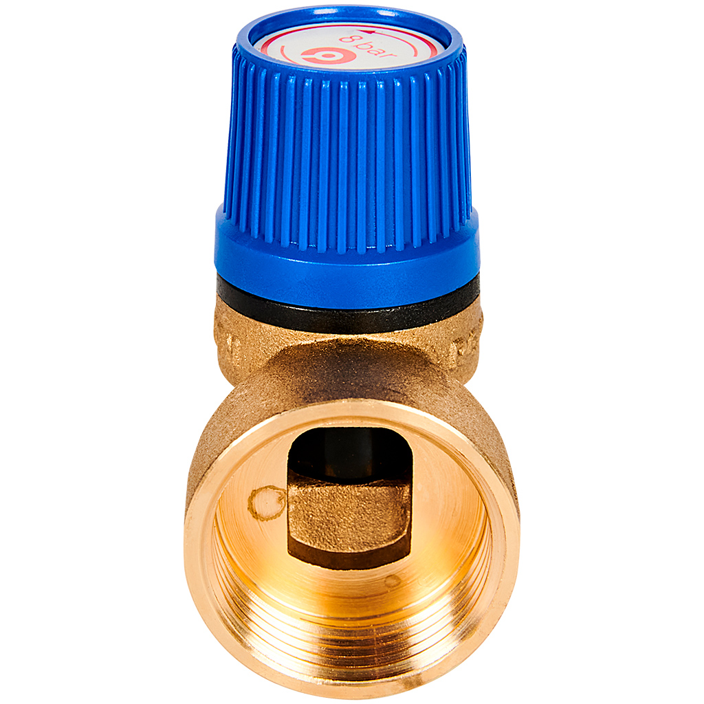 Предохранительный клапан Rommer 8 бар 3/4x1 для системы водоснабжения