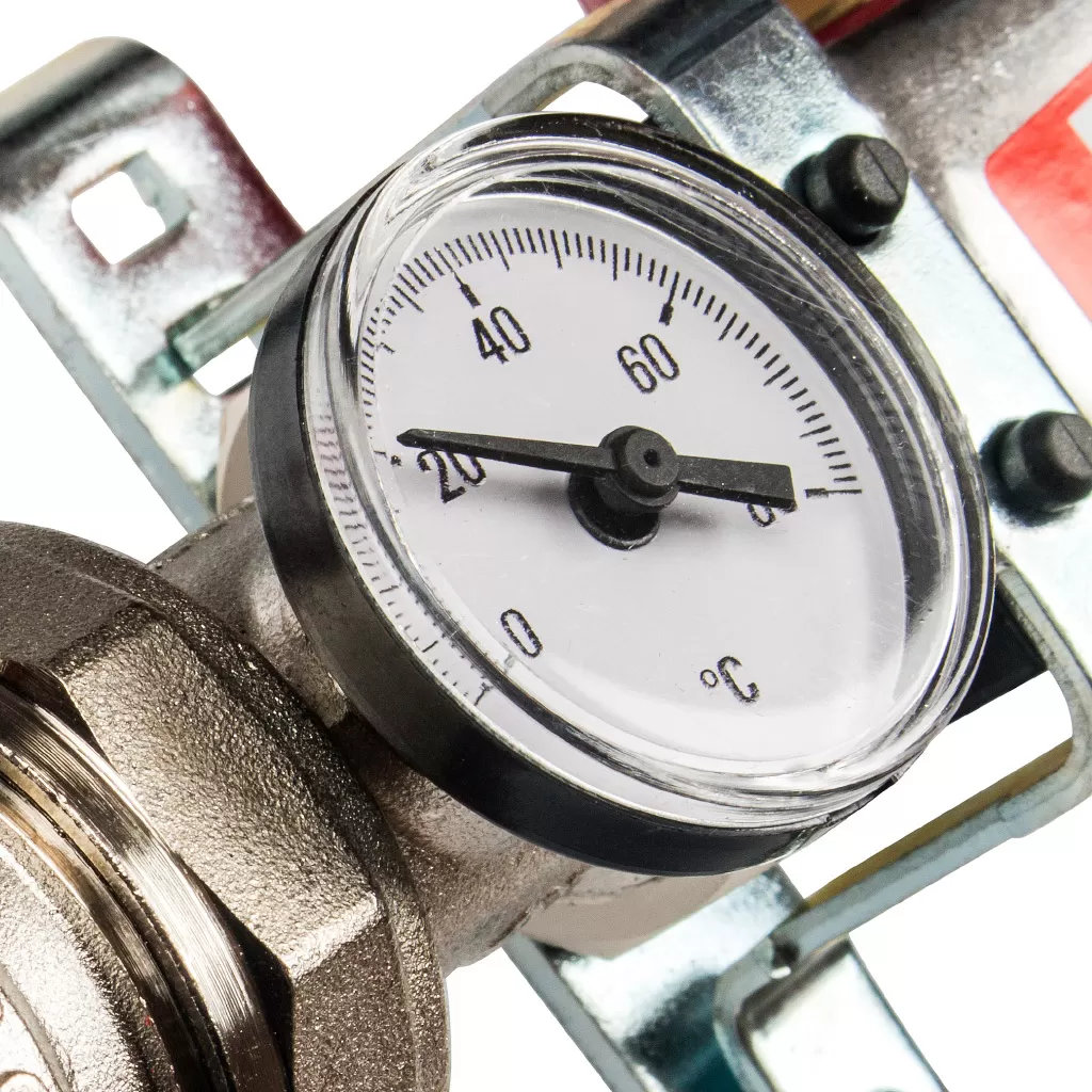 Коллектор из нержавеющей стали Stout в сборе с расходомерами 2 выхода Коллектор из нержавеющей стали Stout в сборе с расходомерами 2 выхода