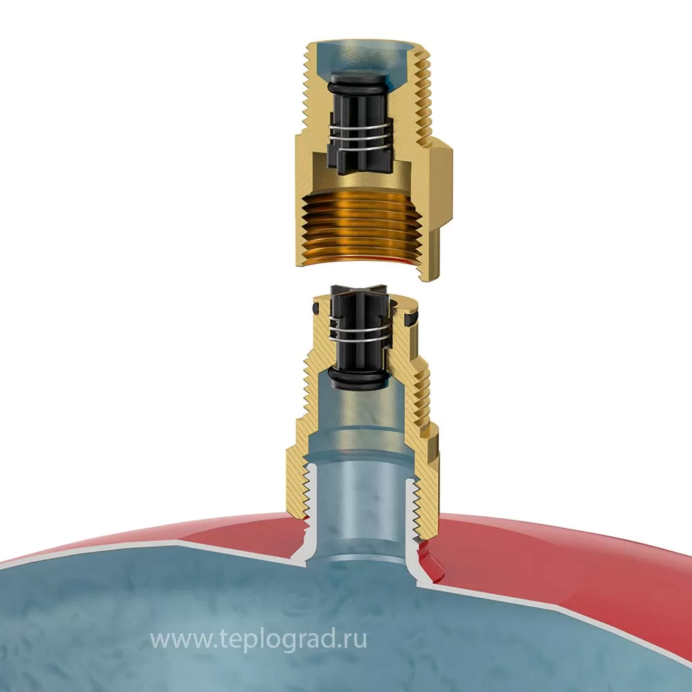 Резьбовое устройство для расширительных баков 8-25 л Flamco Flexfast 3/4