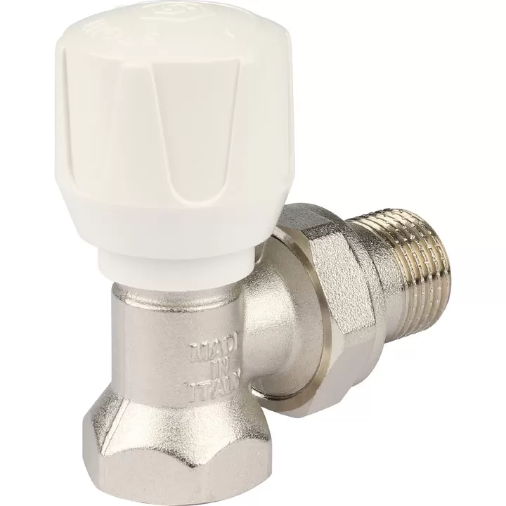 Клапан ручной терморегулирующий Stout, угловой 1/2 Клапан ручной терморегулирующий Stout, угловой 1/2