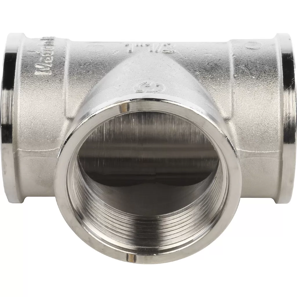 Тройник 1 1/2 ВВ никелированный Stout