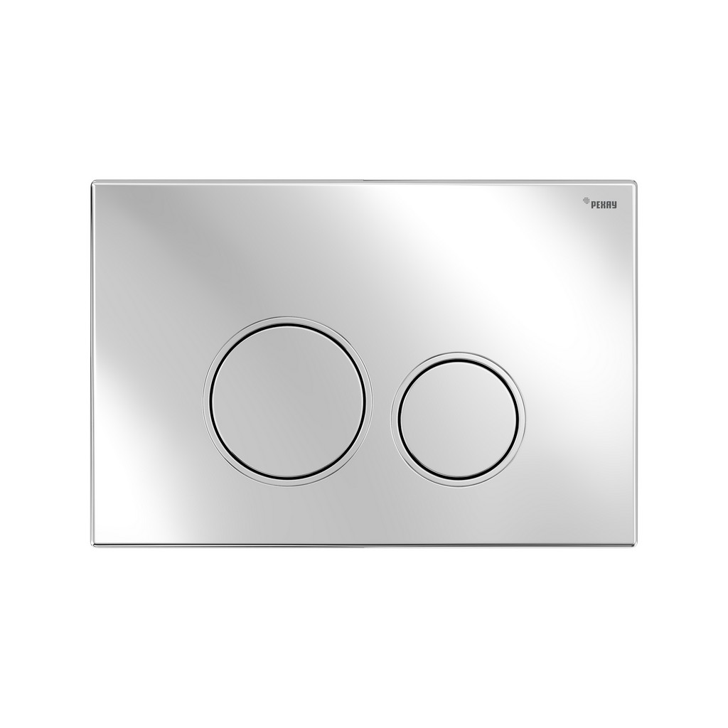 Инсталляция для подвесного унитаза РЕХАУ NovaFlow с панелью Nova ORB 001 хром