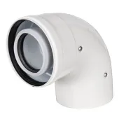Отвод конденсационный Rommer 60/100 90° Отвод конденсационный Rommer 60/100 90°