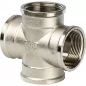 Крестовина 1 1/2 ВР никелированная Stout