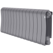 Биметаллический радиатор Royal Thermo Infinity 300 Silver Satin 14 секций