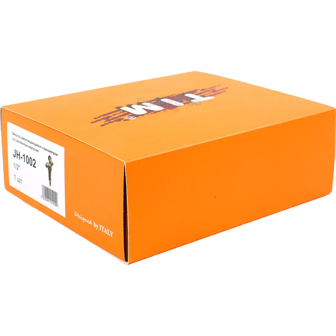 Самопромывной фильтр TIM 1/2 с манометром и пластиковой колбой