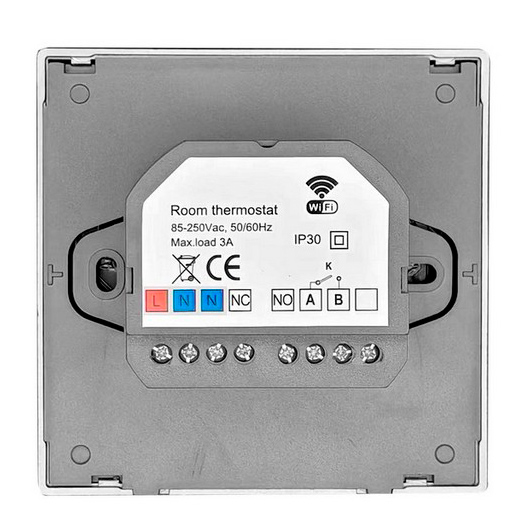 Комнатный термостат Stout STE-3003 16А серый Wi-Fi