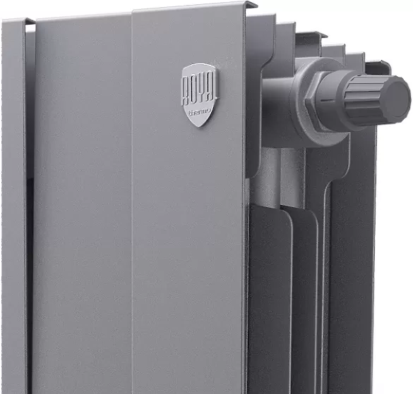 Биметаллический радиатор Royal Thermo PianoForte 300 Silver Satin VDR80 12 секций с нижним подключением