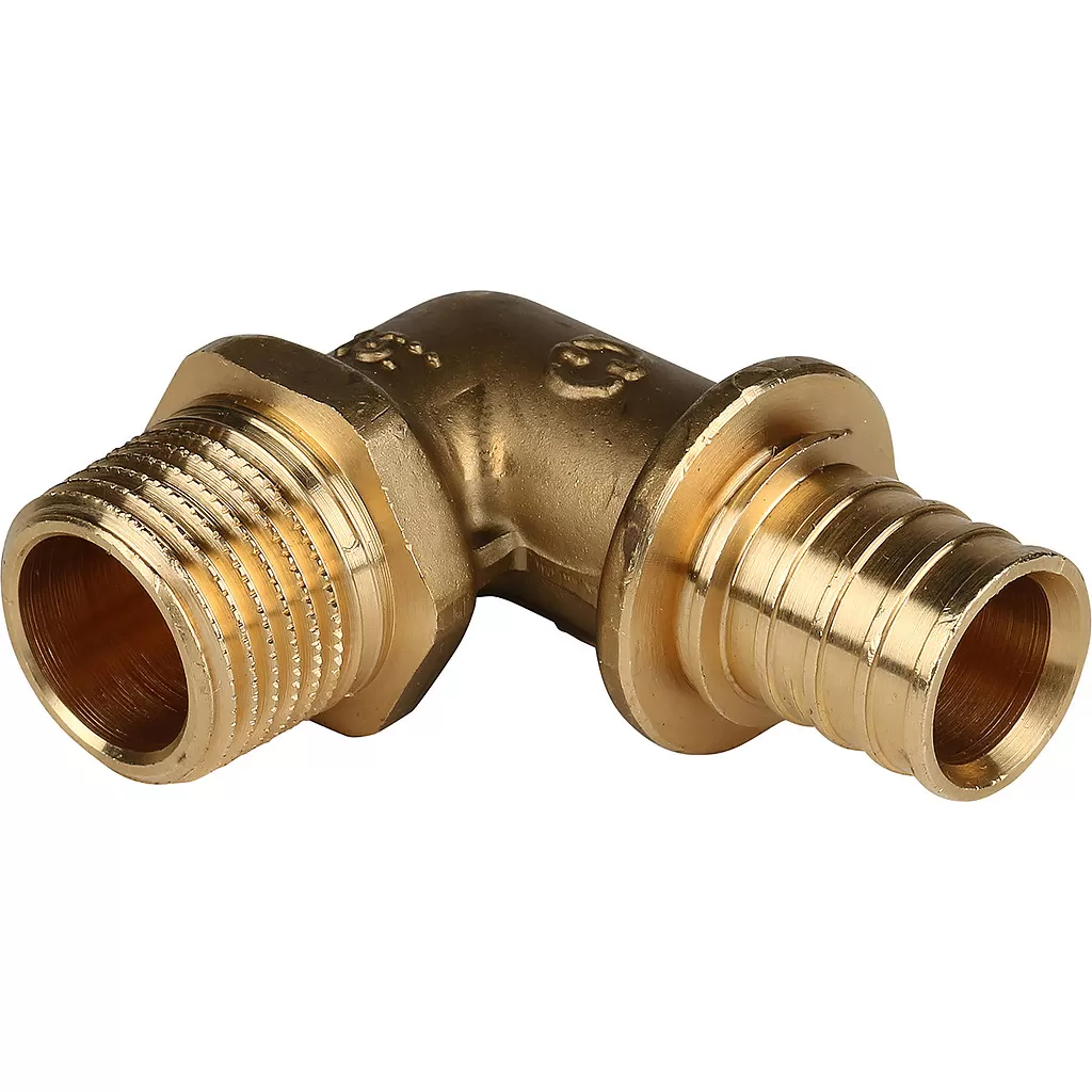 Угольник Stout НР 20x1/2 для труб из сшитого полиэтилена