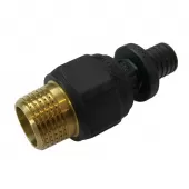 Муфта Varmega Slide-fit с наружной резьбой 16x1/2