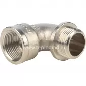 Угольник с упором 3/4 ВН никелированный Stout