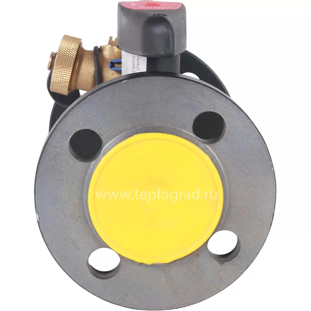 Балансировочный клапан Broen Venturi FODRV DN20 PN16 Kvs 5,72 фланцевый, с дренажем