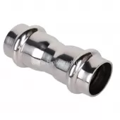 Пресс-муфта двухраструбная 15 TIM из нержавеющей стали